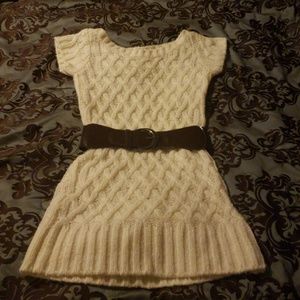 Rue 21 Short Sleeve Knit Sweater Dress w/Belt
